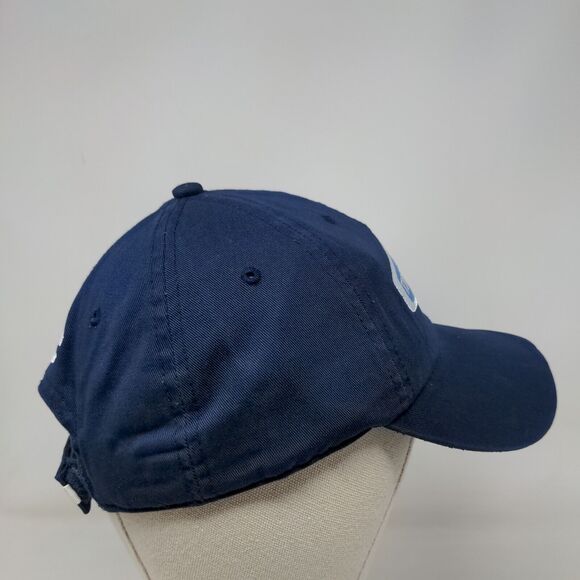 Topsail Island North Carolina Strapback Hat Blue OSFA Embroidered Colorblock - Picture 4 of 8